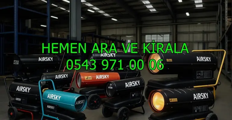 Ankara Beypazarı Nallıhan Nem Alma Cihazı Şantiye Isımak Kiralama