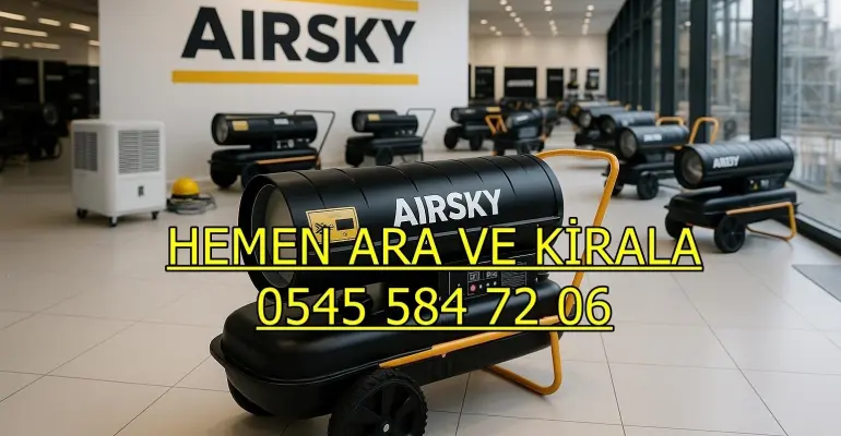 Ankara Çankaya Gölbaşı Nem Kurutma Makinesi Şantiye Isımak Kiralama
