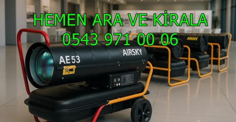 Ankara Yenimahalle Etimesgut Epoksi Öncesi Kurutma Makinesi Isımak Kiralama