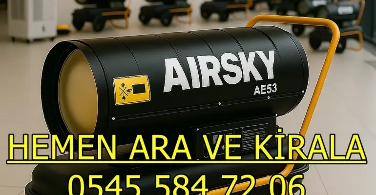 Ankara Yenimahalle Keçiören Çankaya Kiralık Şap Kurutma Makinesi Isımak Kiralama