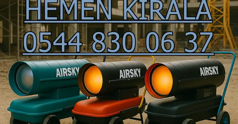 Isıtmalı Nem Alma Cihazı Kiralama