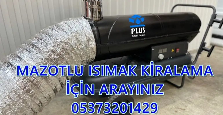 Kiralık Endüstriyel Nem Kurutma Makinesi Kiralama