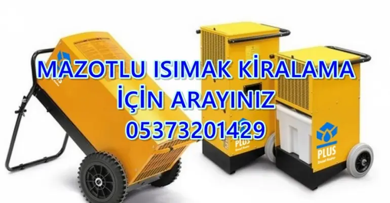 Kiralık Fabrika Nem Kurutma Cihazı Kiralama