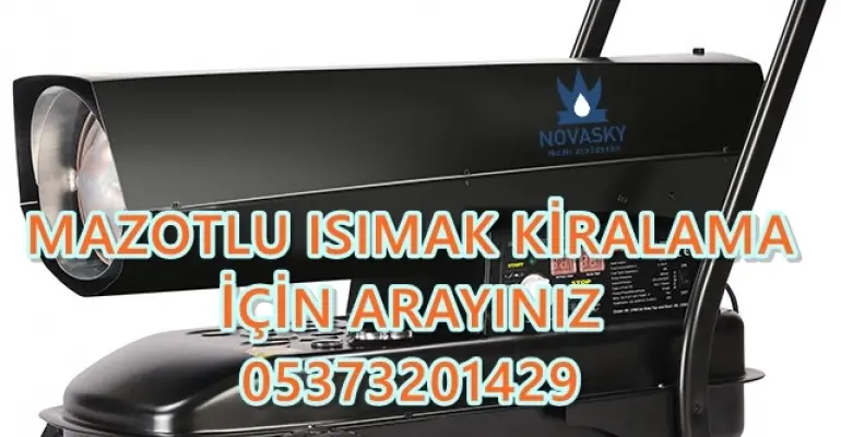 Kiralık Garaj Nem Kurutma Cihazı Kiralama
