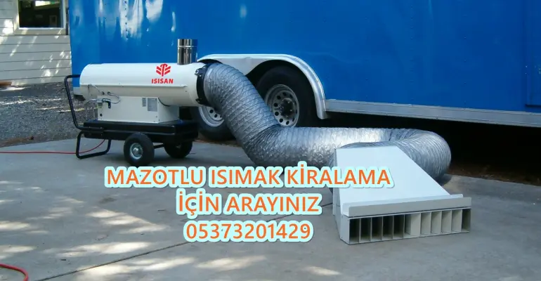 Kiralık İnşaat Alanı Kurutma Makinesi Kiralama