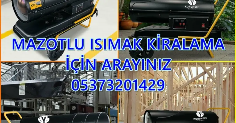 Kiralık Yüksek Kapasiteli Nem Alıcı Kiralama